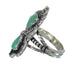 Genuine Sterling Silver Southwest Turquoise Ring Size 8-3/4 RX62816